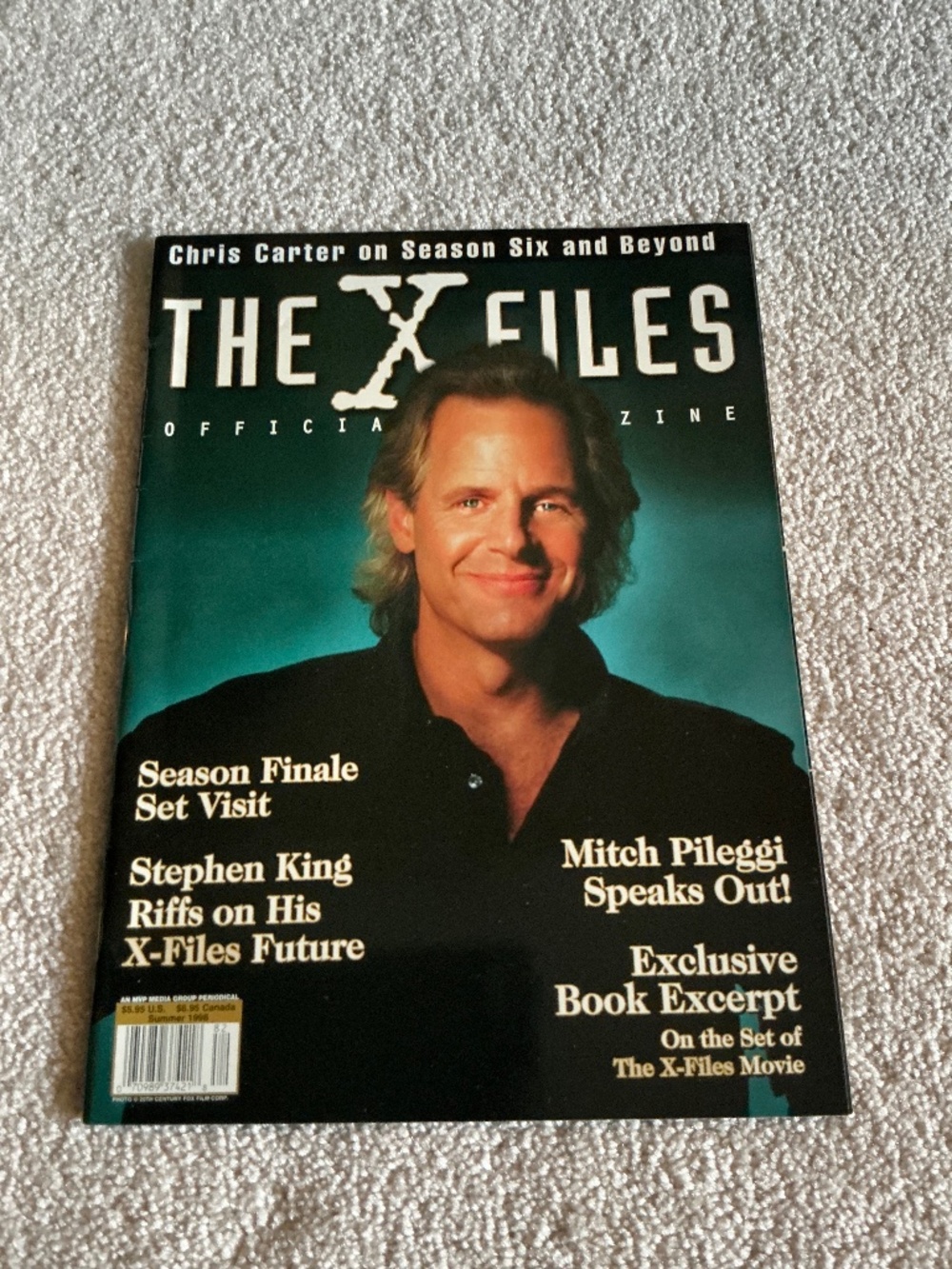 The X-Files Official Magazine Summer 1998 Chris Carter Stephen King Pileggi